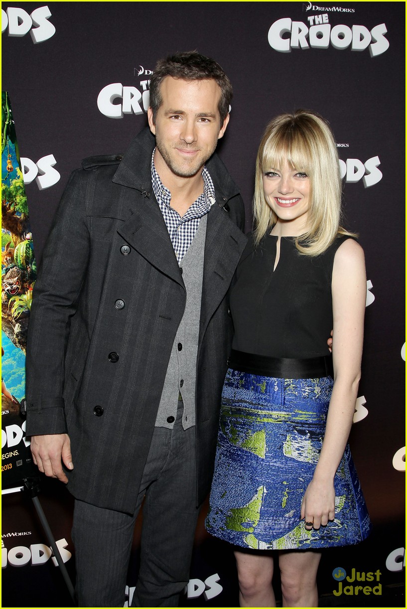 Emma Stone & Ryan Reynolds Present 'The Croods'