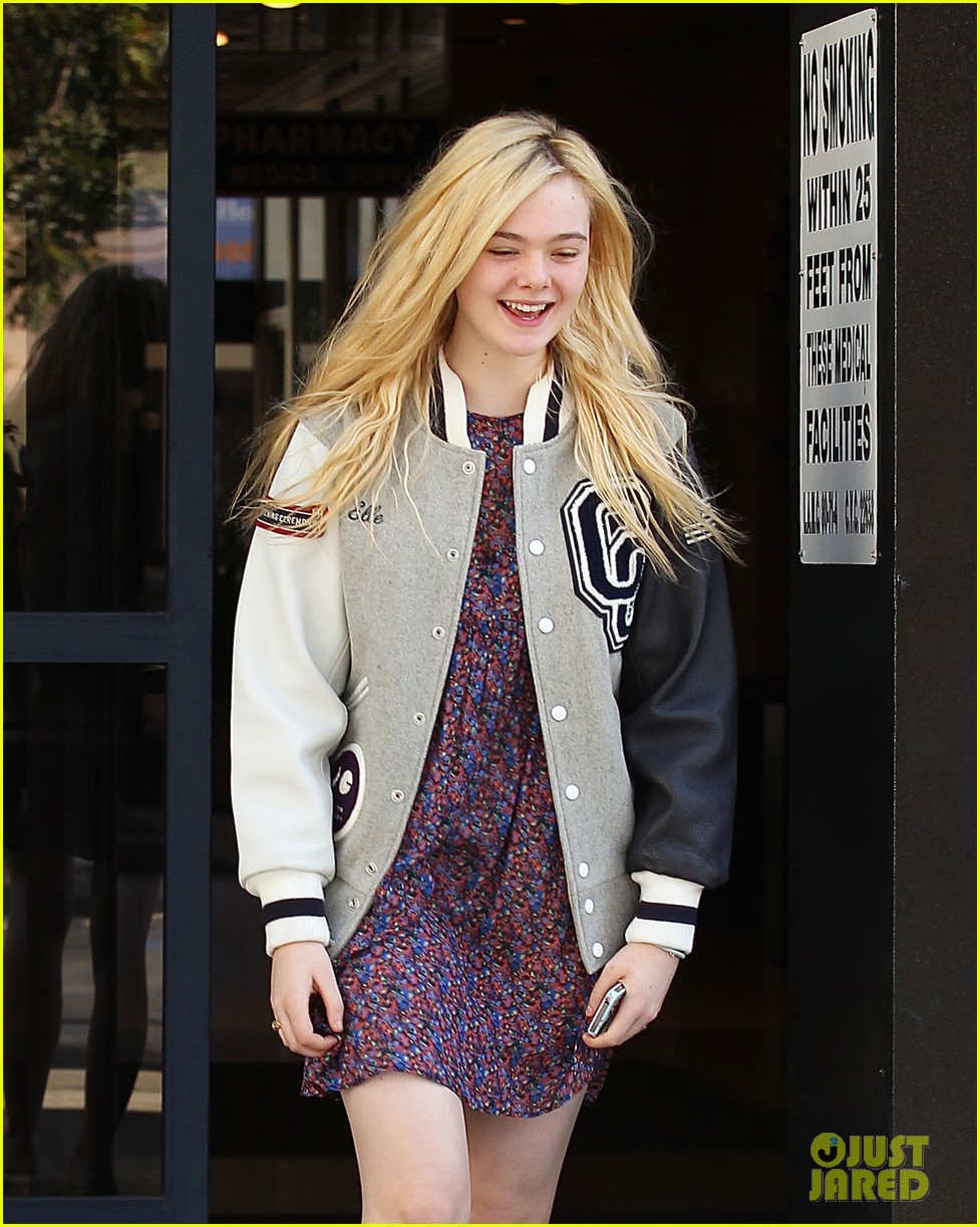 Elle Fanning: Hospital Visit