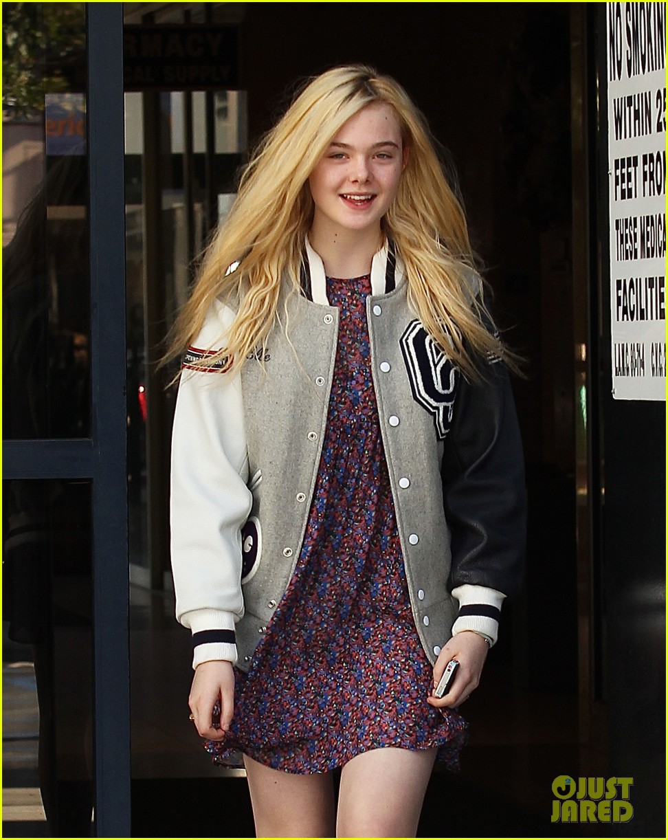 Elle Fanning: Hospital Visit