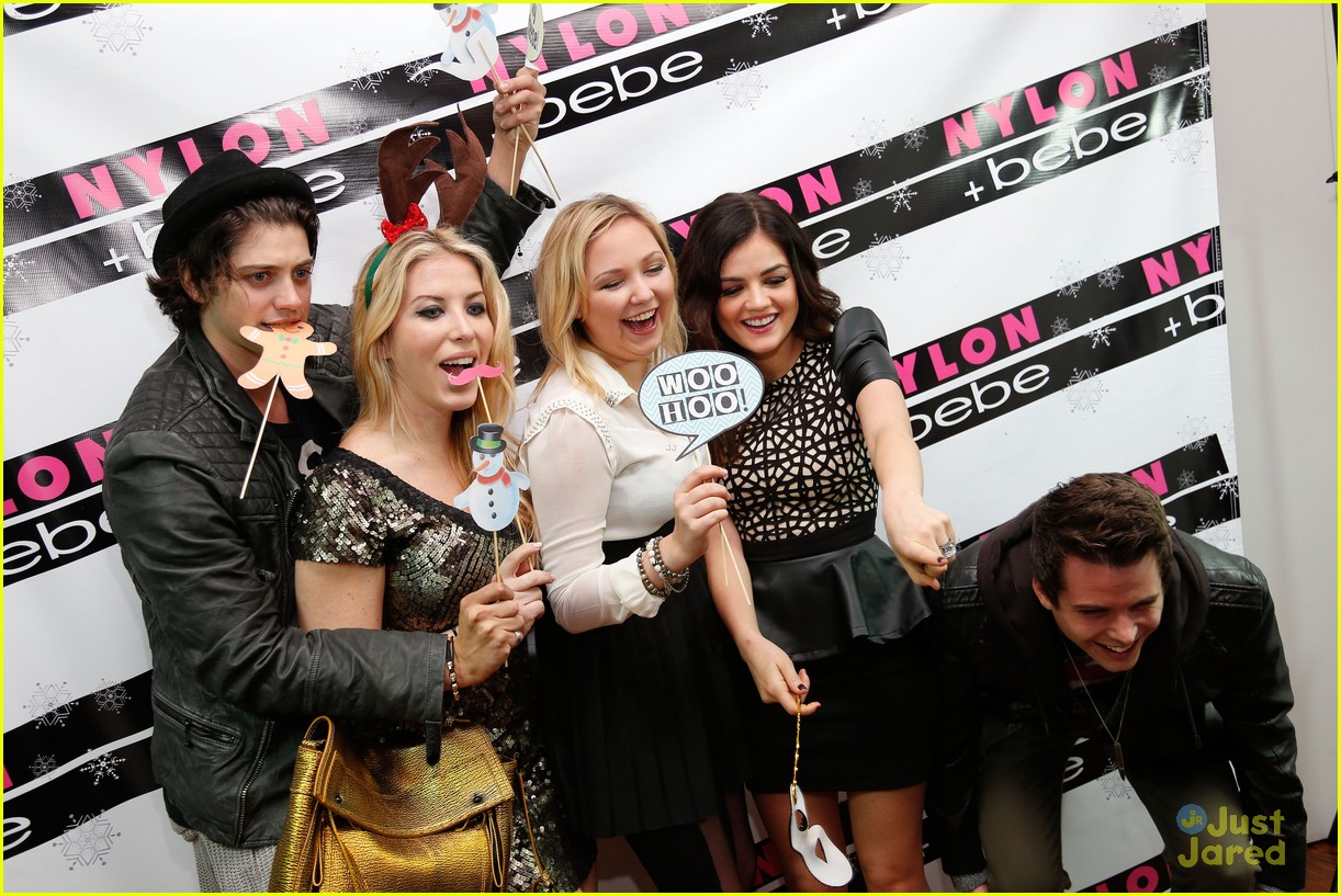 Lucy Hale: Nylon Mag Holiday Party!