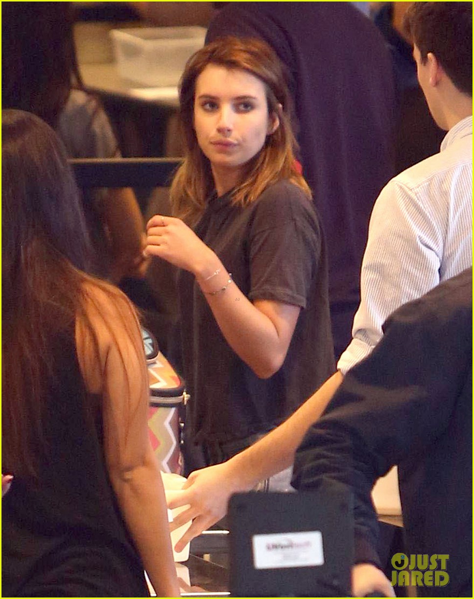Emma Roberts: LAX Departure