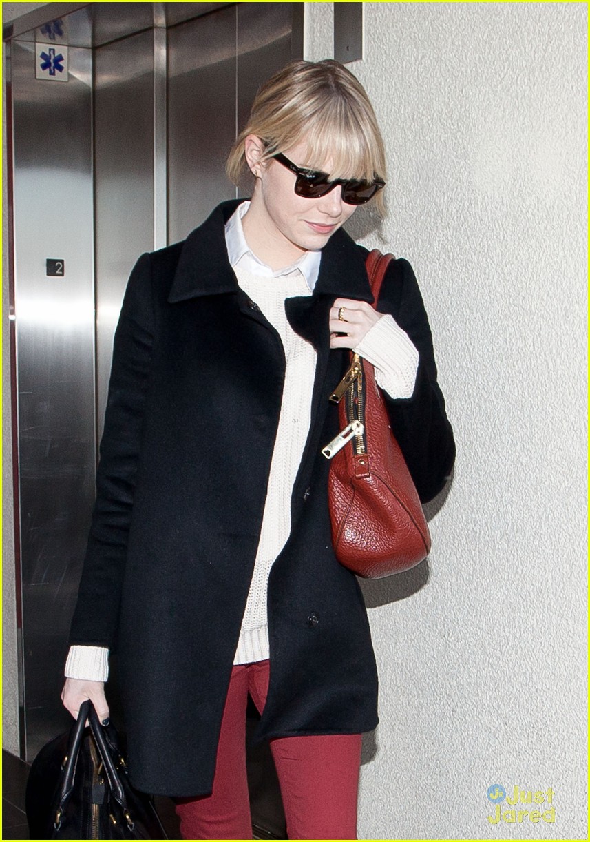 Emma Stone: Black, White & Red All Over