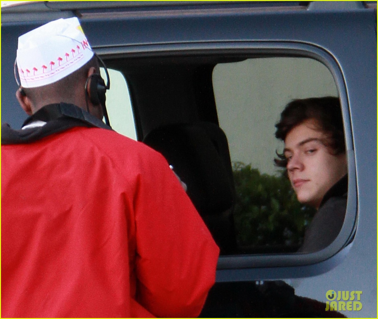 Harry Styles: In-N-Out Burger Drive Thru!