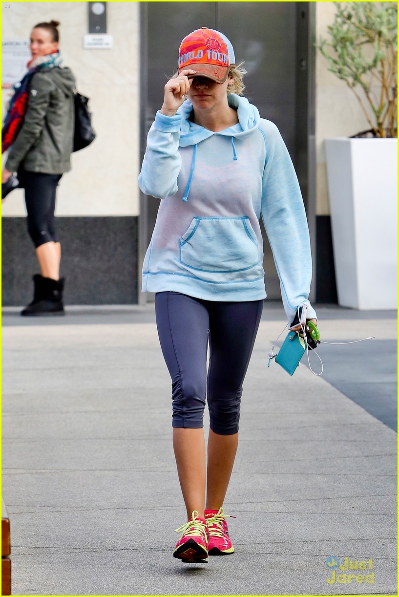 Ashley Tisdale: Gym Before Business Meeting