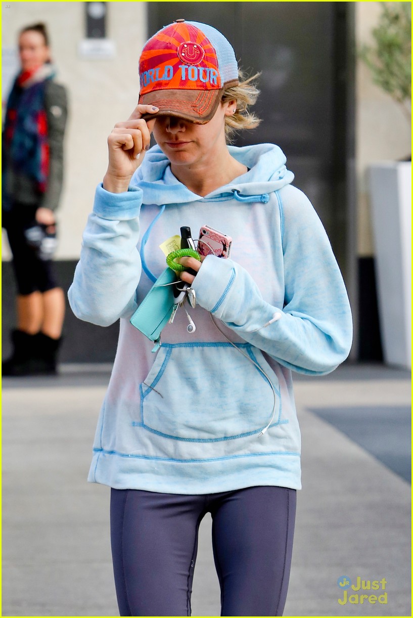 Ashley Tisdale: Gym Before Business Meeting