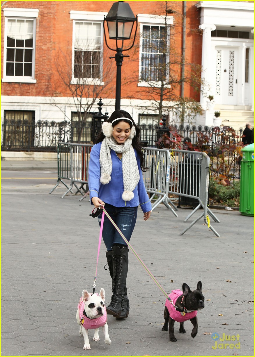Vanessa Hudgens: Dog Walking In The City