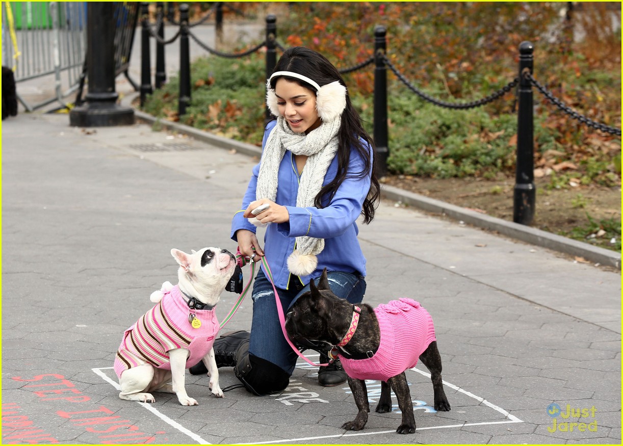Vanessa Hudgens: Dog Walking In The City