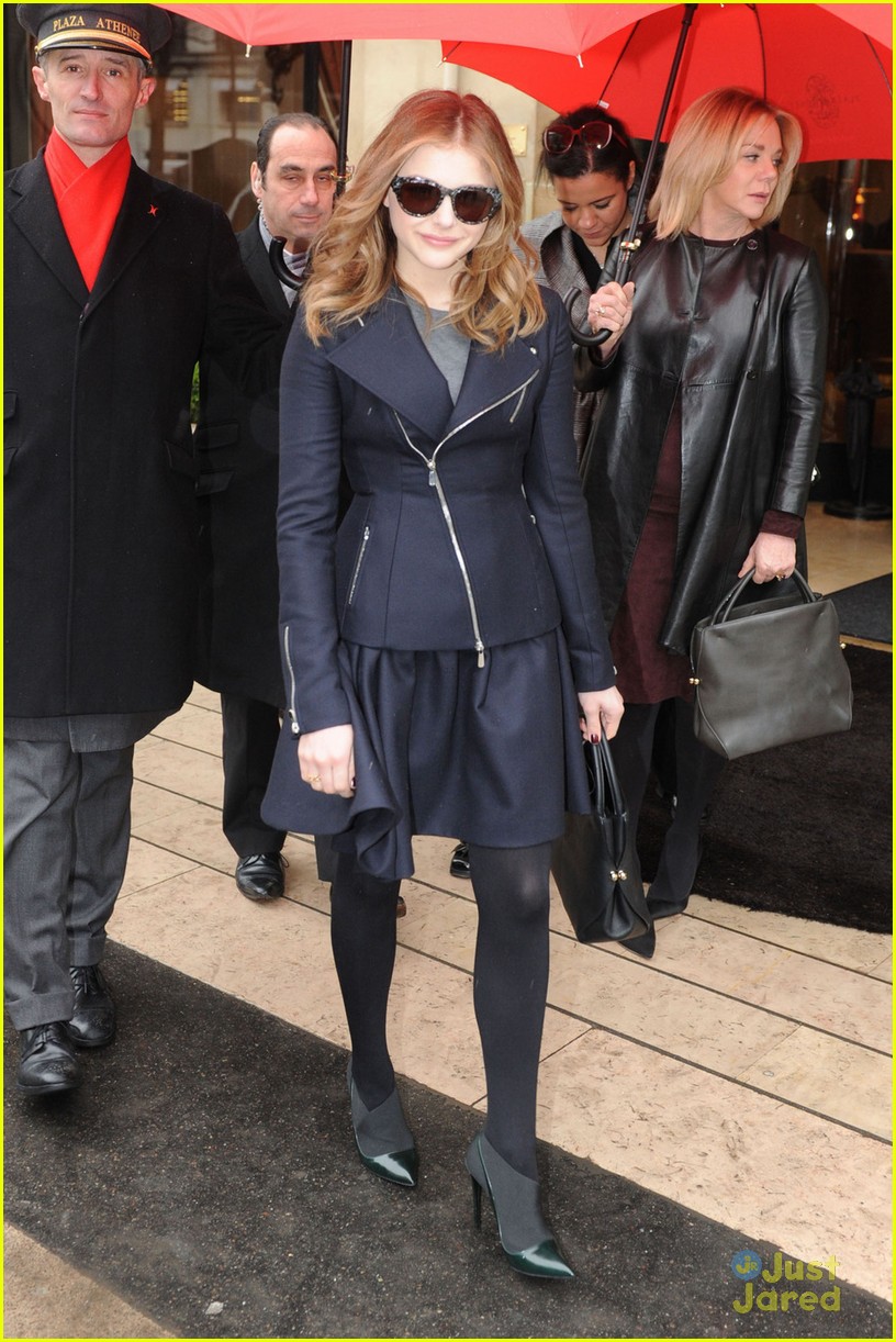 Chloe Moretz: Christian Dior at Paris Fashion Week