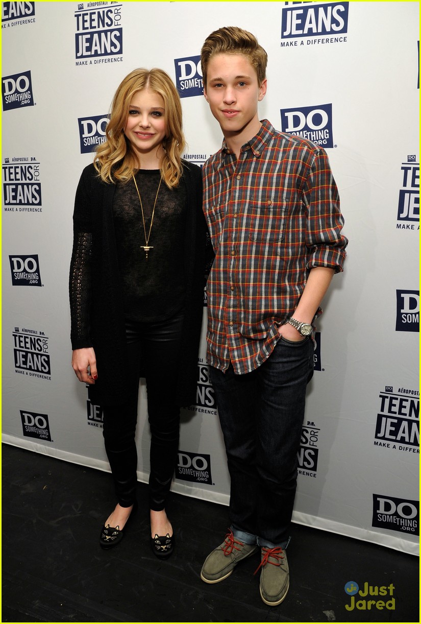 Chloe Moretz: 'Teens For Jeans' Launch with Ryan Beatty