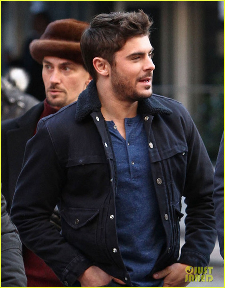 Zac Efron: Chatting On Set With Miles Teller
