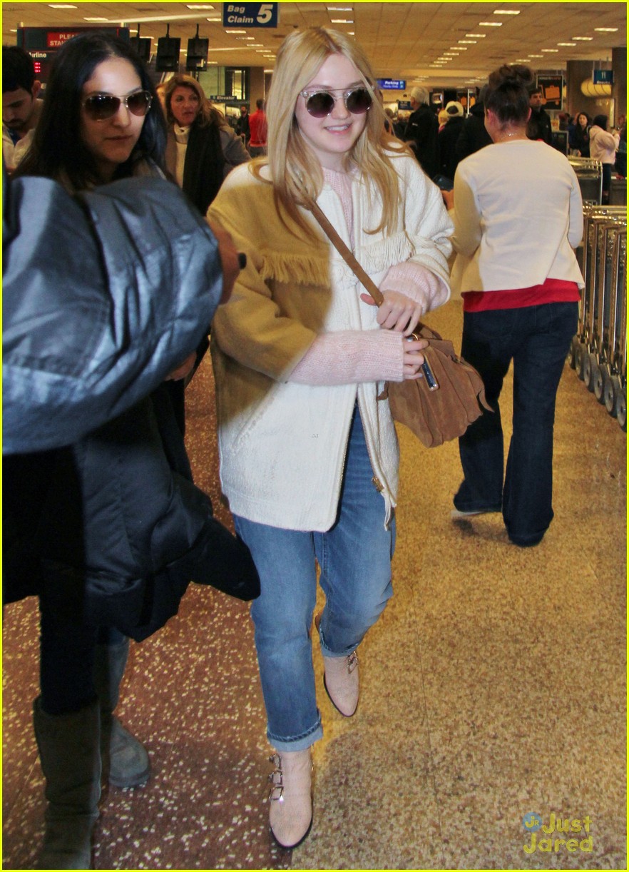Dakota Fanning: Salt Lake City Arrival