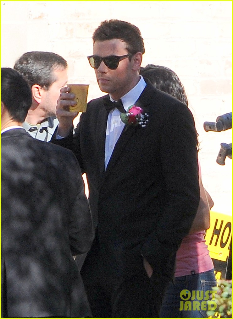 Cory Monteith: 'Glee' Set With Mark Salling!