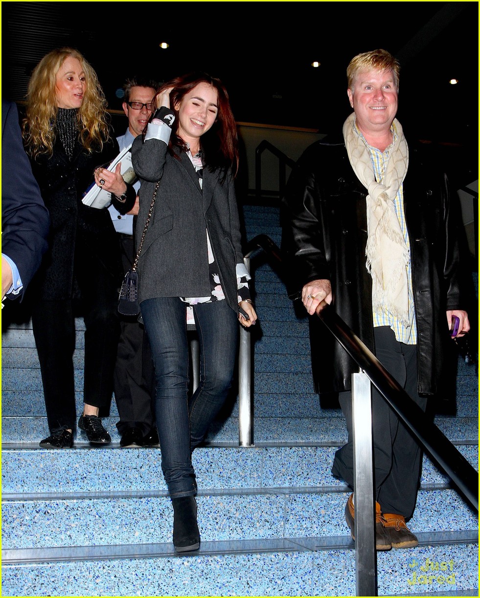 Lily Collins: LA Convention Center Stop