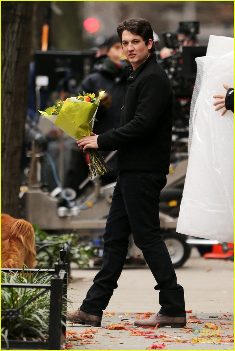 Miles Teller: Flowers For Mackenzie Davis