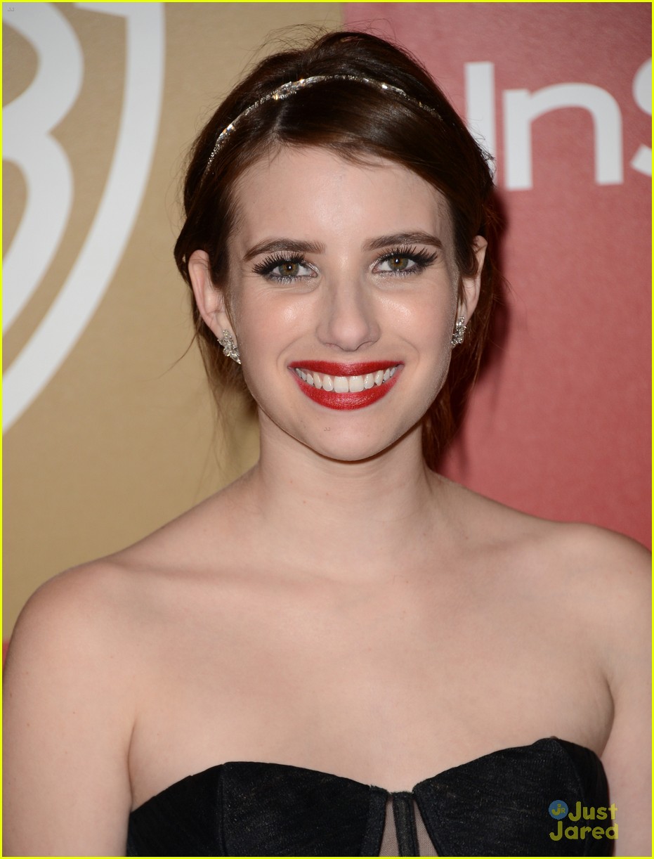 Emma Roberts: InStyle Golden Globe Party with Ashley Madekwe