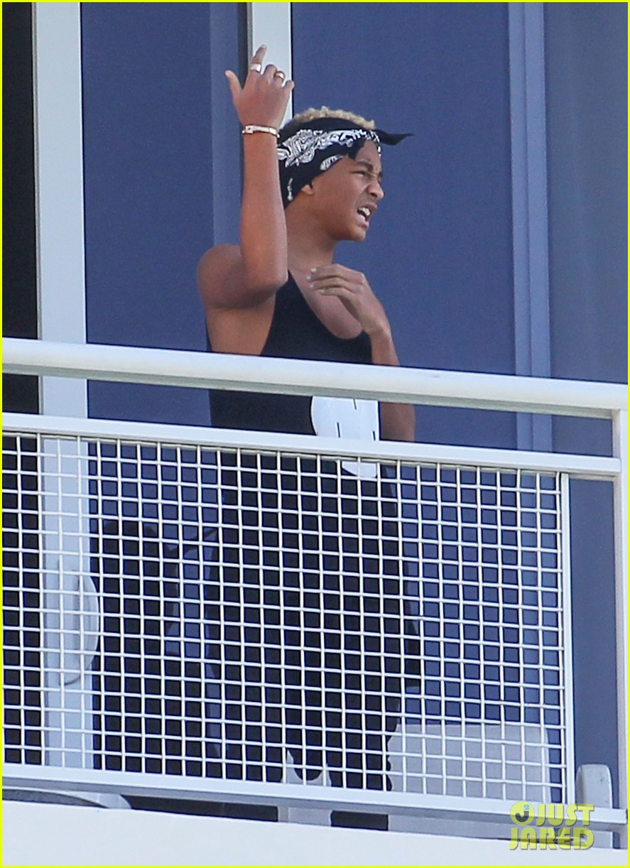 Jaden Smith: Miami Balcony Break