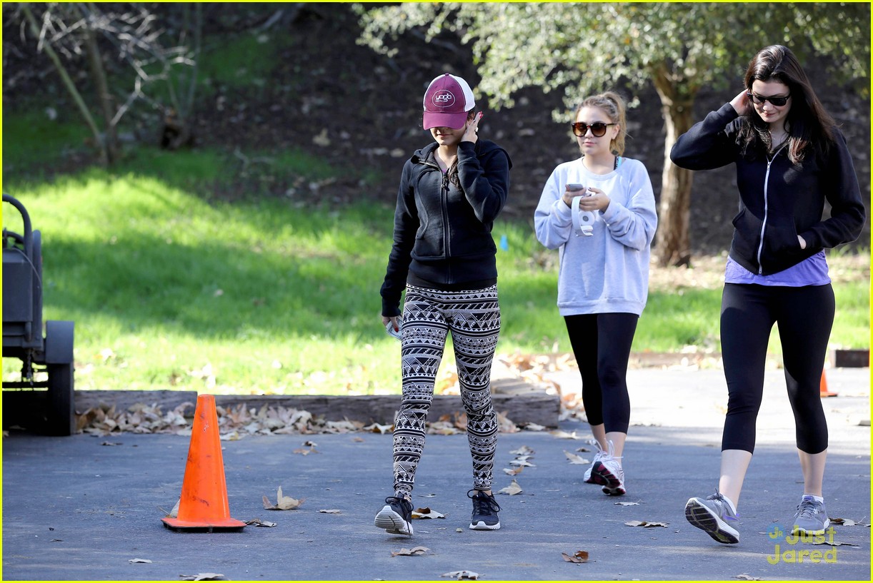 Vanessa Hudgens Hikes with Gal Pal & Sister Stella