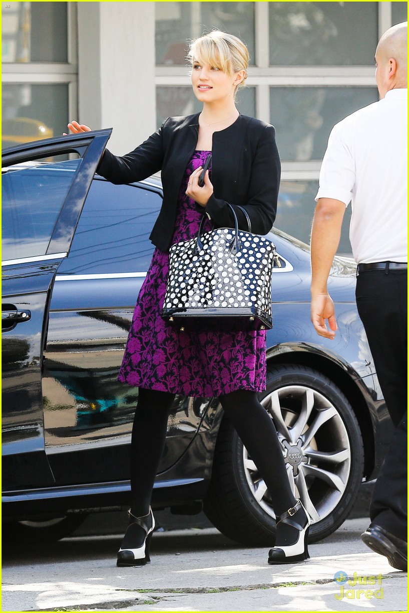Dianna Agron: Fig & Olive Lunch with Friends
