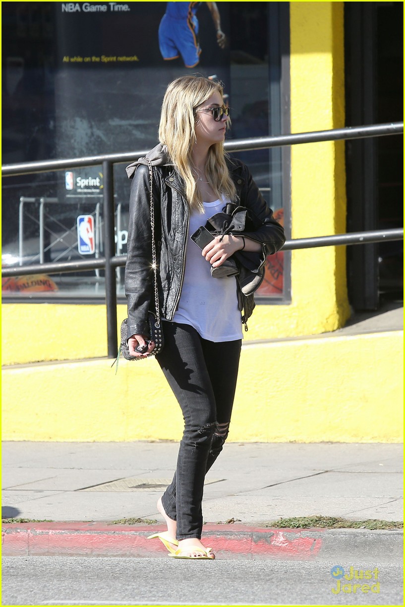 Ashley Benson: Valentine's Day Pedicure