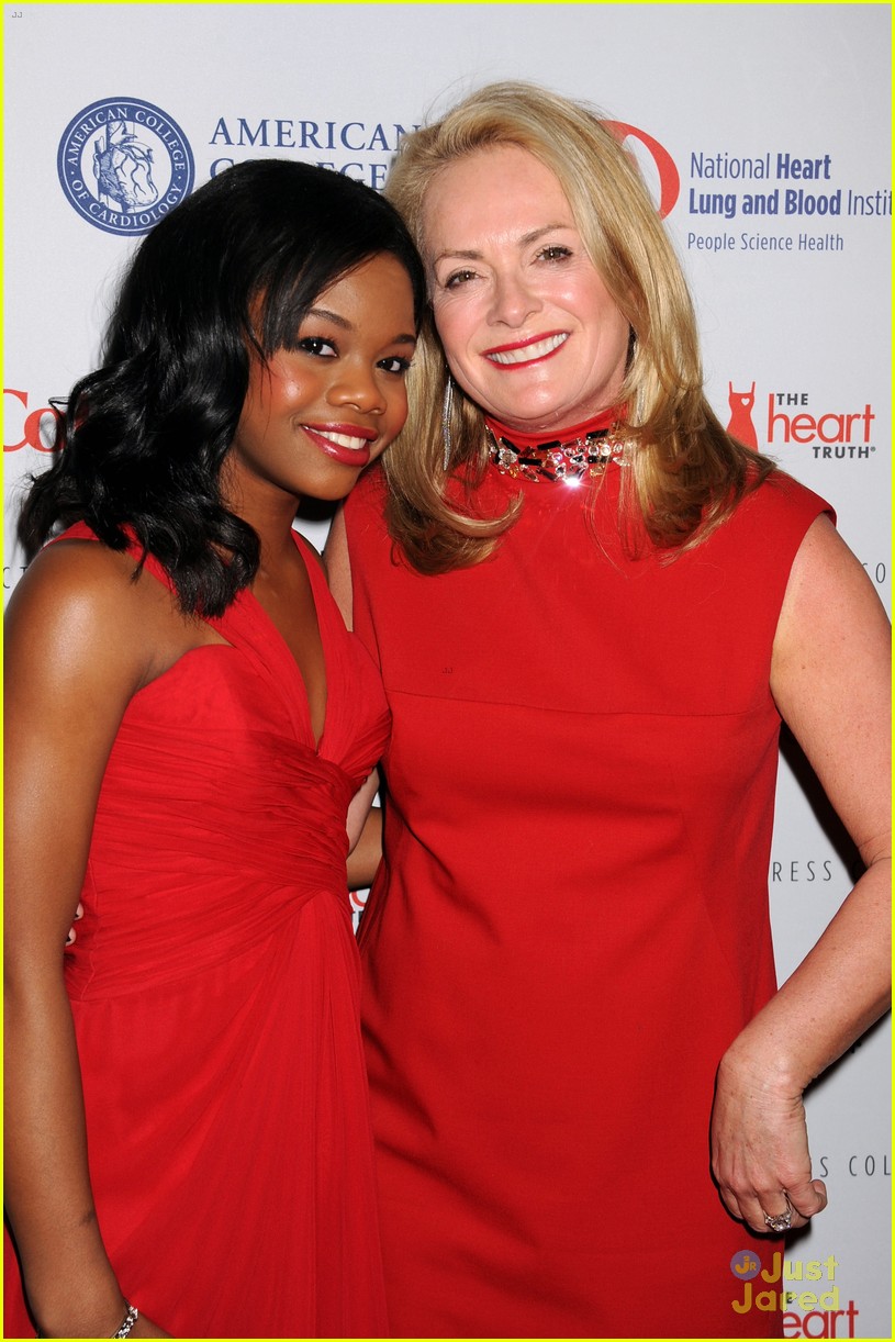 Gabby Douglas: Heart Truth Red Dress Fashion Show 2013