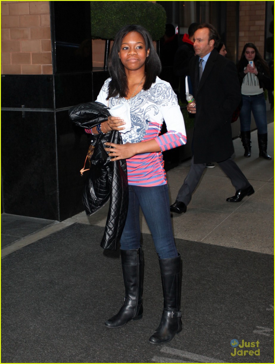 Gabby Douglas: Heart Truth Red Dress Fashion Show 2013