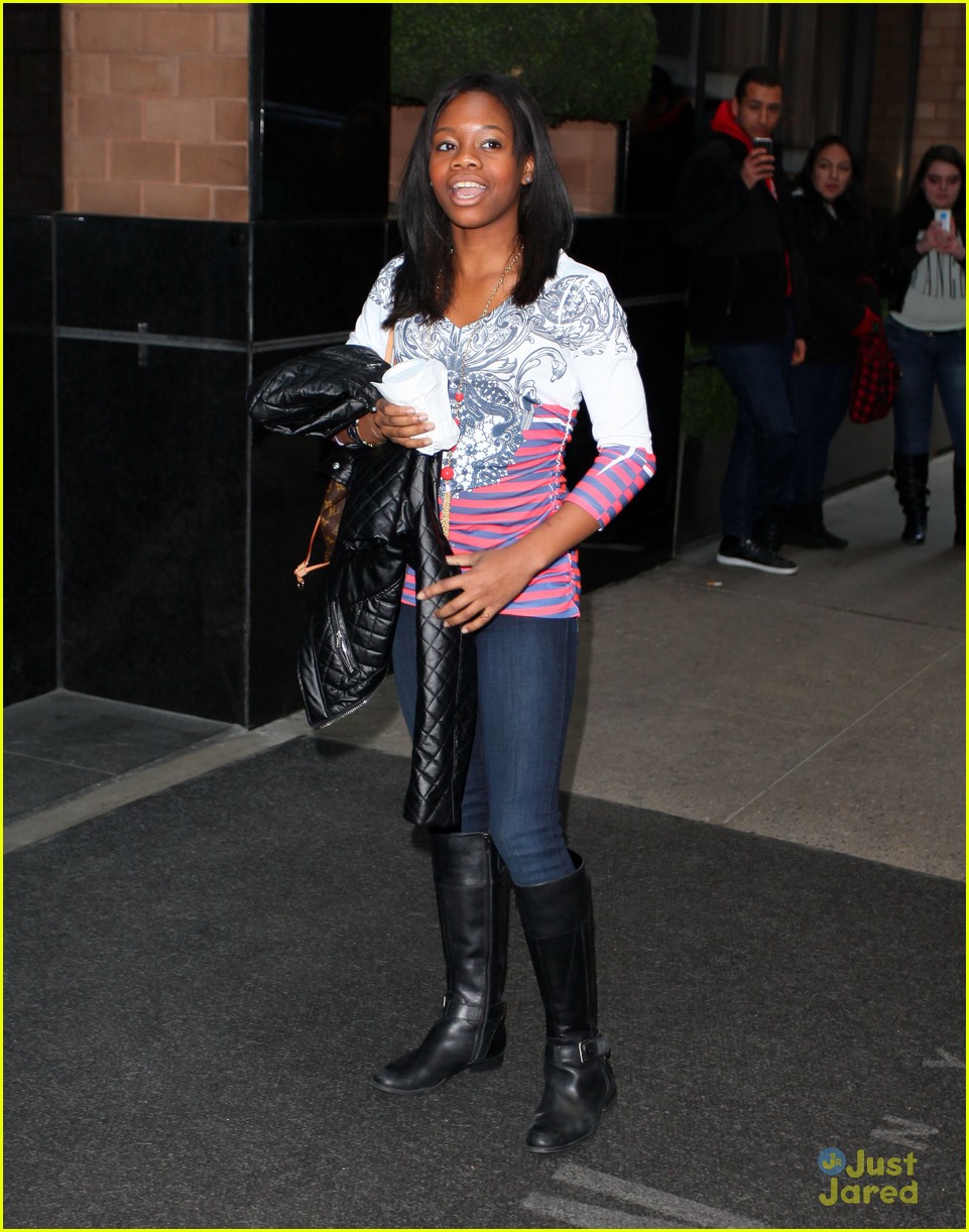 Gabby Douglas: Heart Truth Red Dress Fashion Show 2013