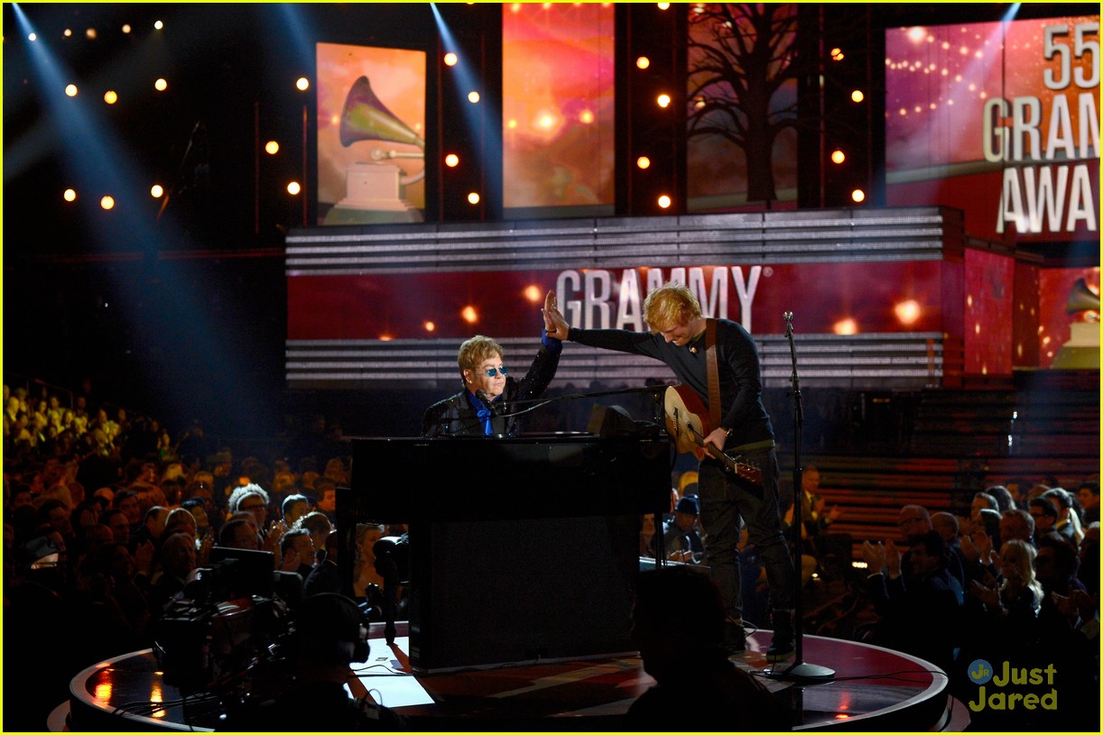 Ed Sheeran & Elton John Perform 'A Team' at Grammys 2013 -- WATCH NOW