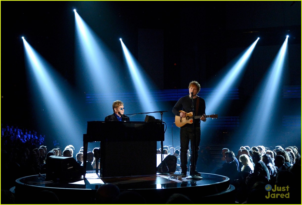 Ed Sheeran & Elton John Perform 'A Team' at Grammys 2013 -- WATCH NOW