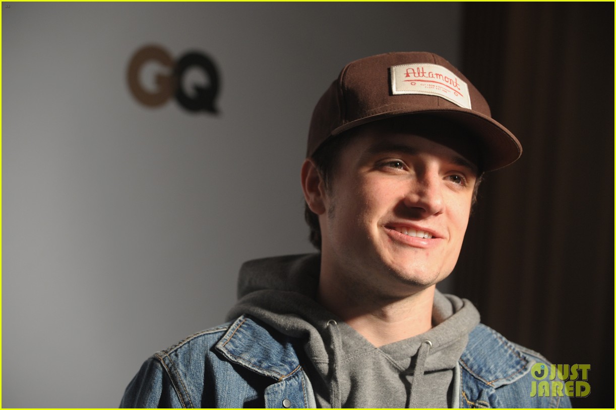 Josh Hutcherson: Lacoste/GQ Super Bowl Party