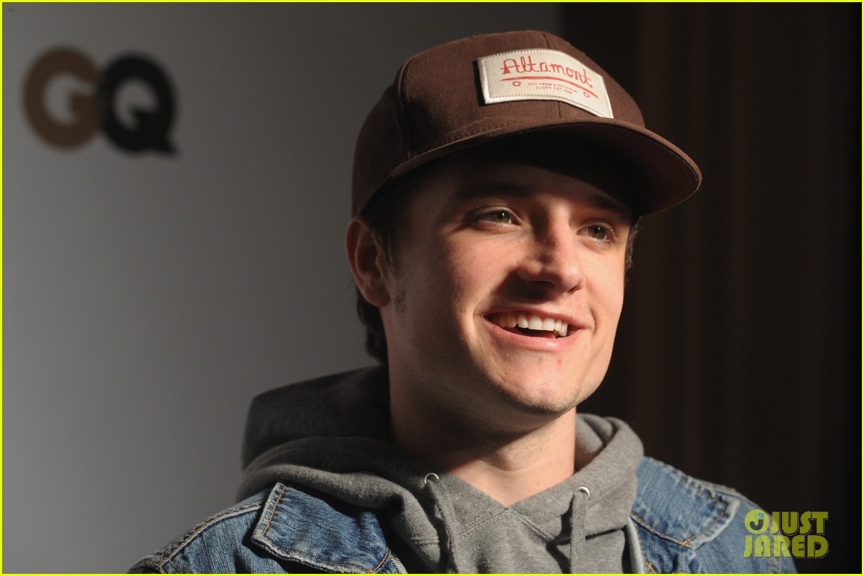Josh Hutcherson: Lacoste/GQ Super Bowl Party