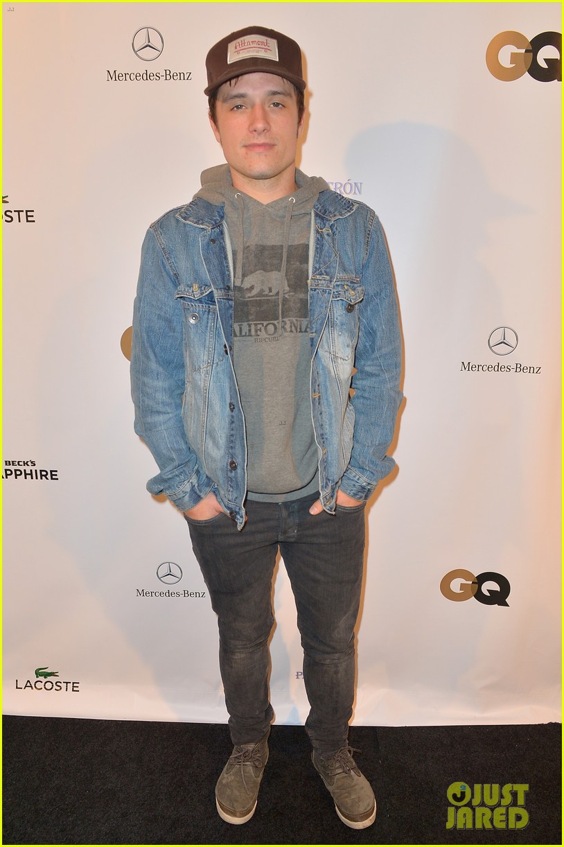 Josh Hutcherson: Lacoste/GQ Super Bowl Party