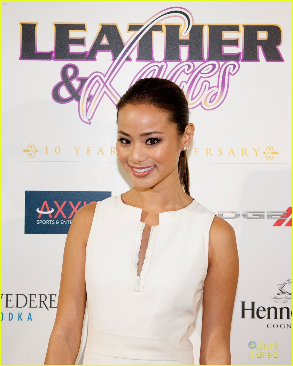 Jamie Chung: Leather & Laces Party Host!