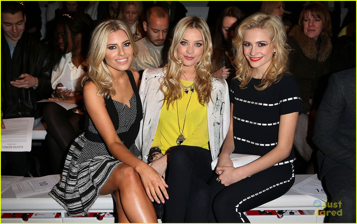 Pixie Lott: Temperley London, Mark Fast and David Koma Fashion Shows