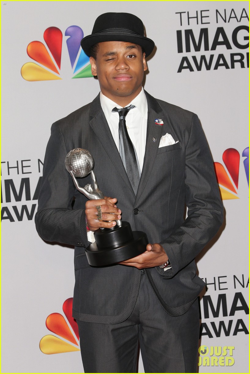 Tristan Wilds: NAACP Image Awards 2013 with Tyler James Williams