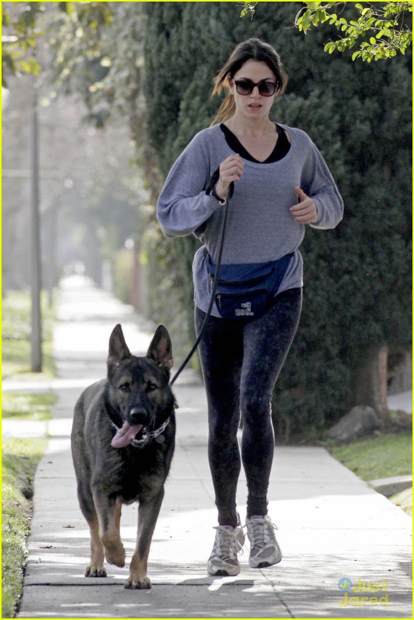 Nikki Reed Runs with Enzo