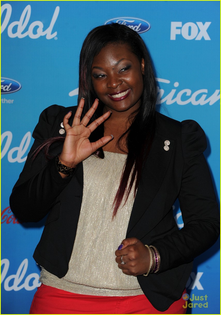 Burnell Taylor & Candice Glover: 'American Idol' Top 10 Finalists Party