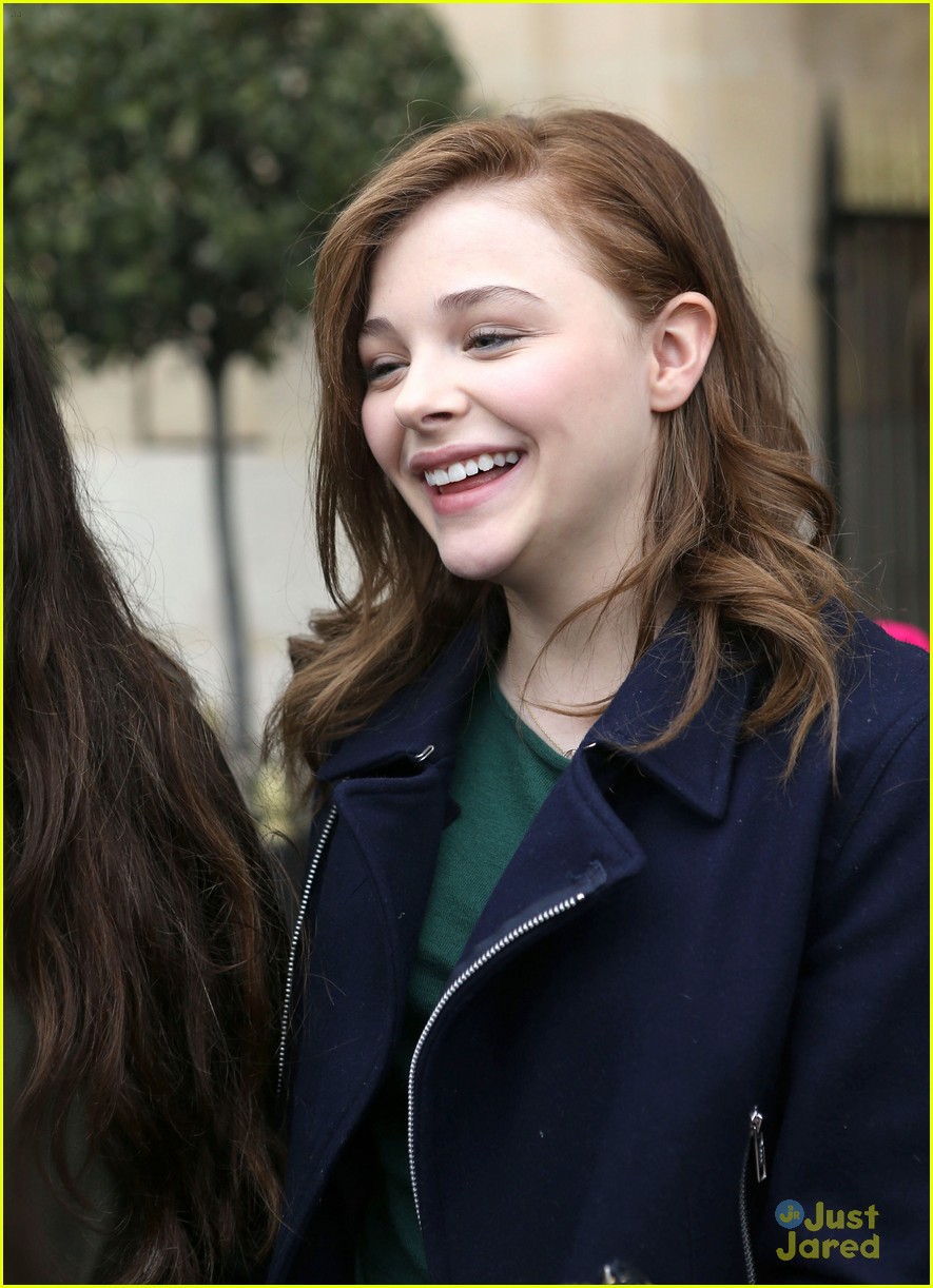 Chloe Moretz: Fan Friendly in France