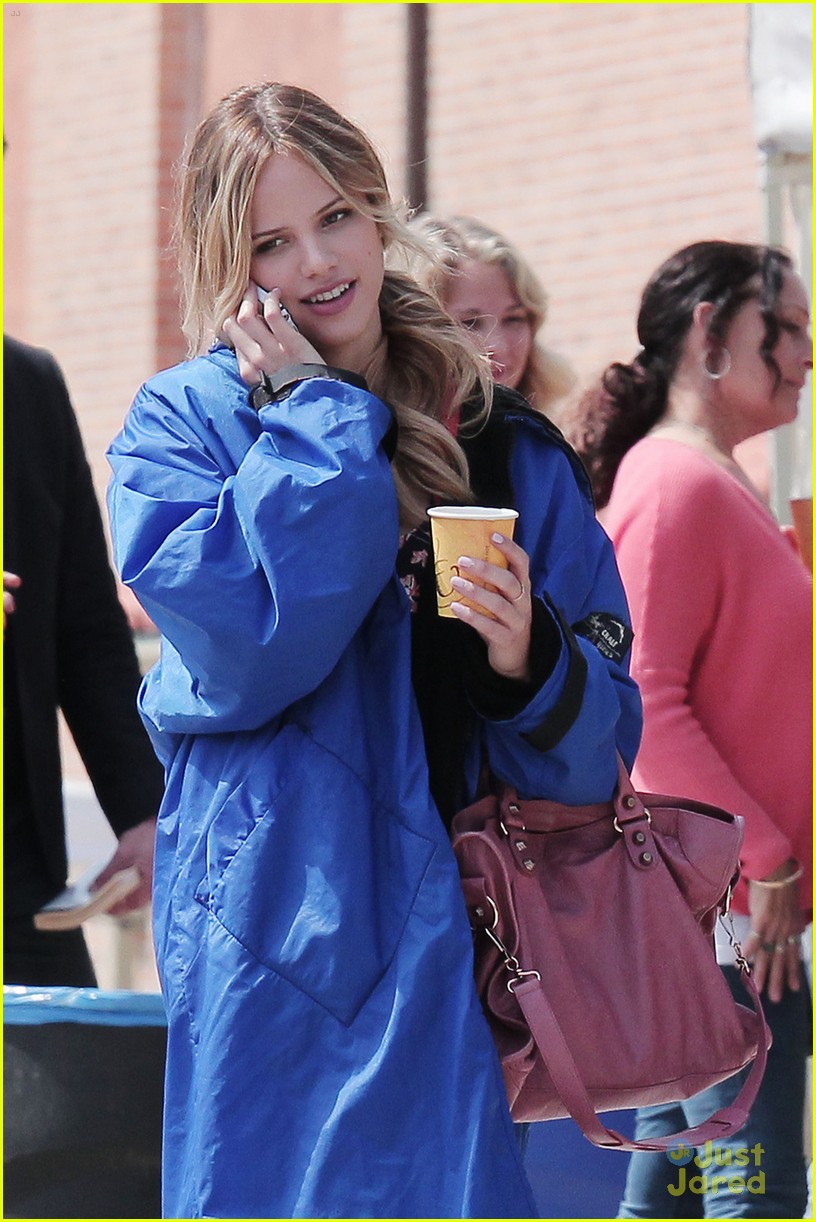 Halston Sage Film NBC Pilot in LA