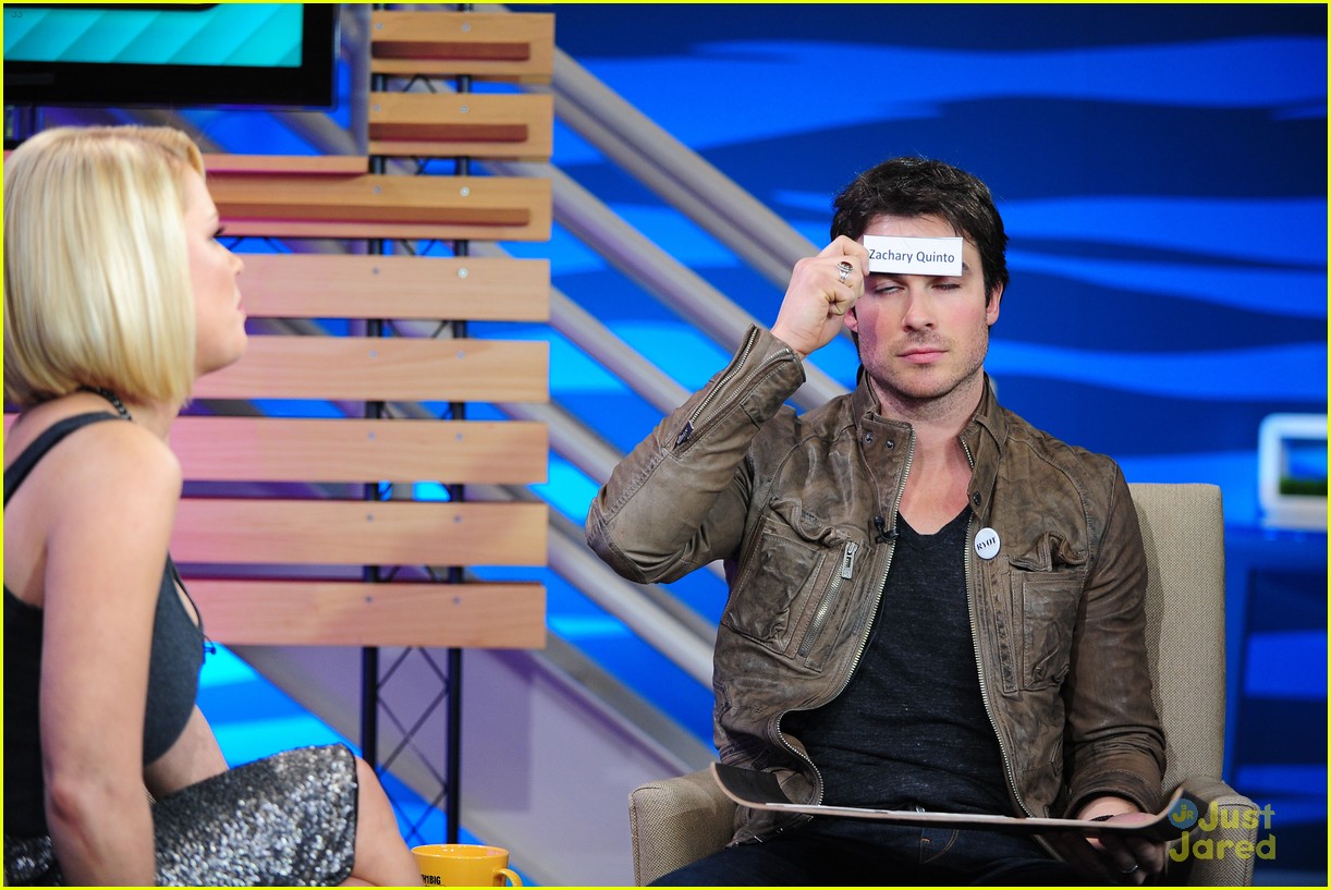 Ian Somerhalder: 'Big Morning Buzz' Stop!