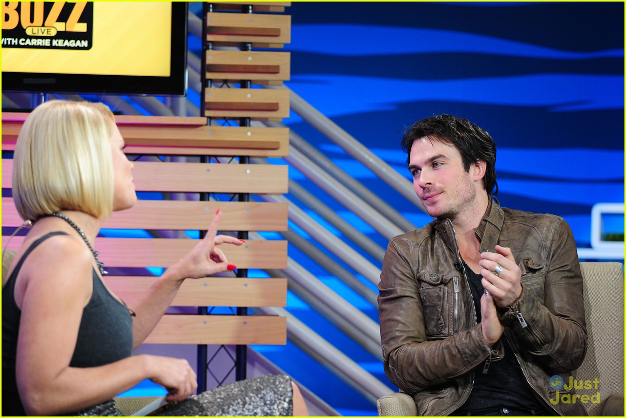 Ian Somerhalder: 'Big Morning Buzz' Stop!