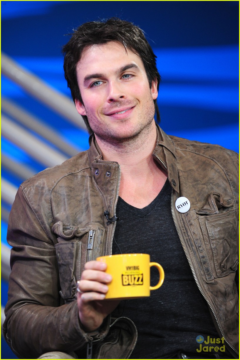 Ian Somerhalder: 'Big Morning Buzz' Stop!