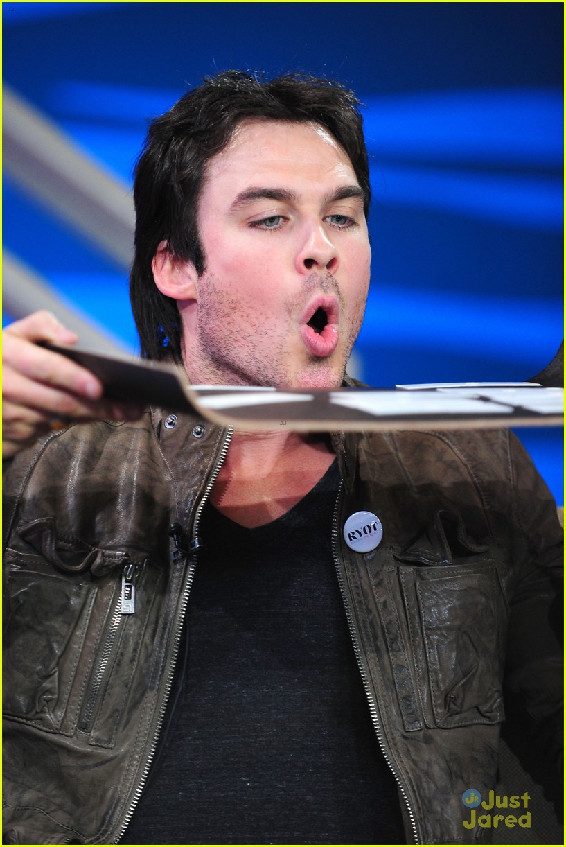 Ian Somerhalder: 'Big Morning Buzz' Stop!