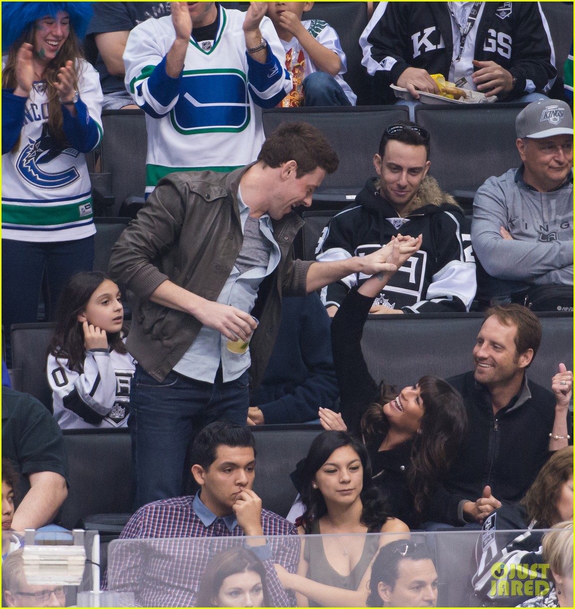 Lea Michele & Cory Monteith: Canucks Couple