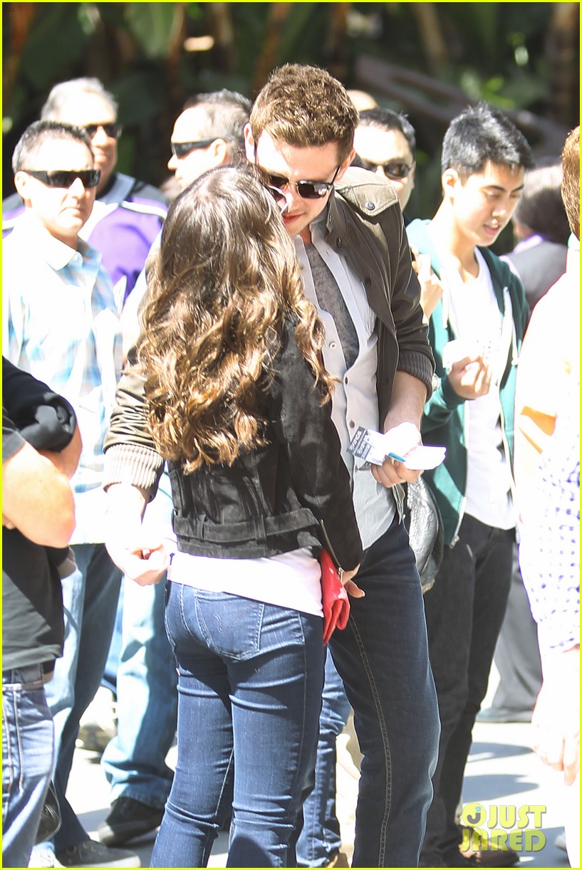Lea Michele & Cory Monteith: Canucks Couple