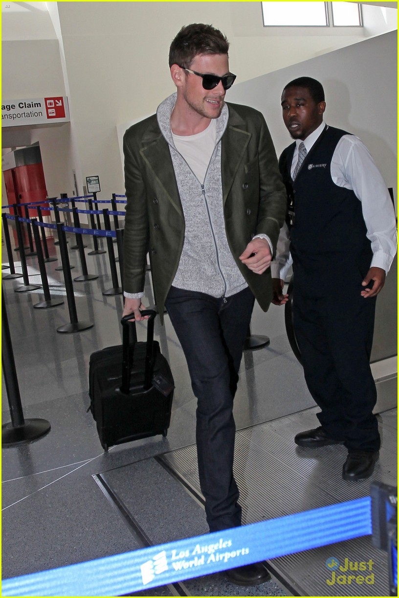 Lea Michele & Cory Monteith: NYC Arrival!