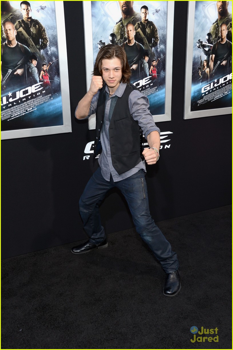 Nathan Kress & Leo Howard: 'G.I. Joe: Retaliation' Premiere!