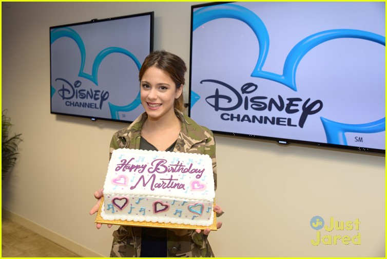 Martina Stoessel Celebrates Birthday at Disney!