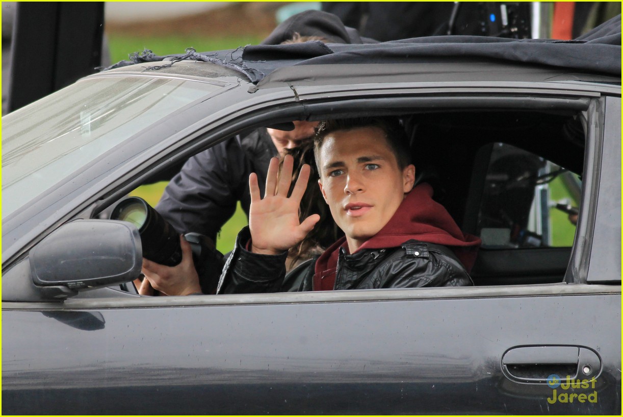 Colton Haynes: Camera in the Car on 'Arrow' Set