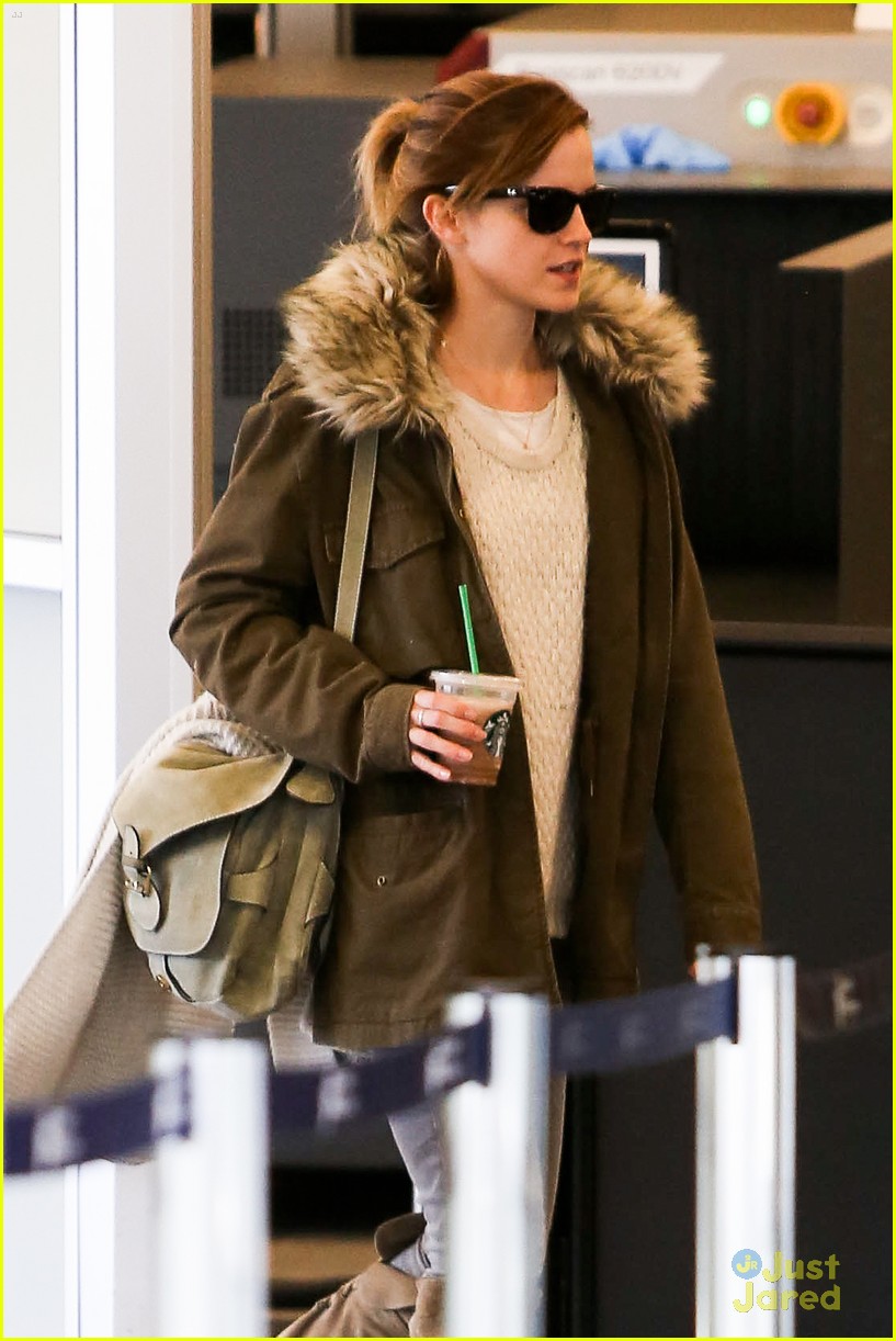Emma Watson: LAX Arrival Before MTV Movie Awards