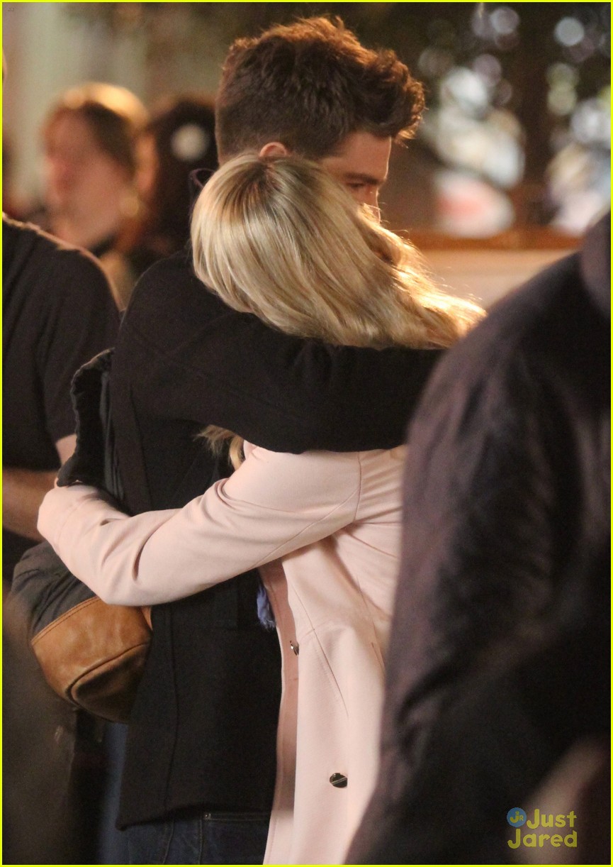 Emma Stone & Andrew Garfield: 'Amazing Spider-Man 2' Night Shoots